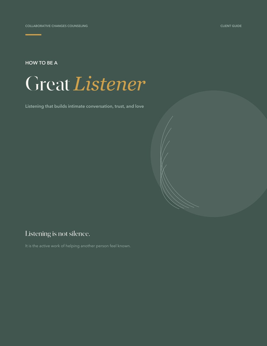 Cover of How to Be a Great Listener