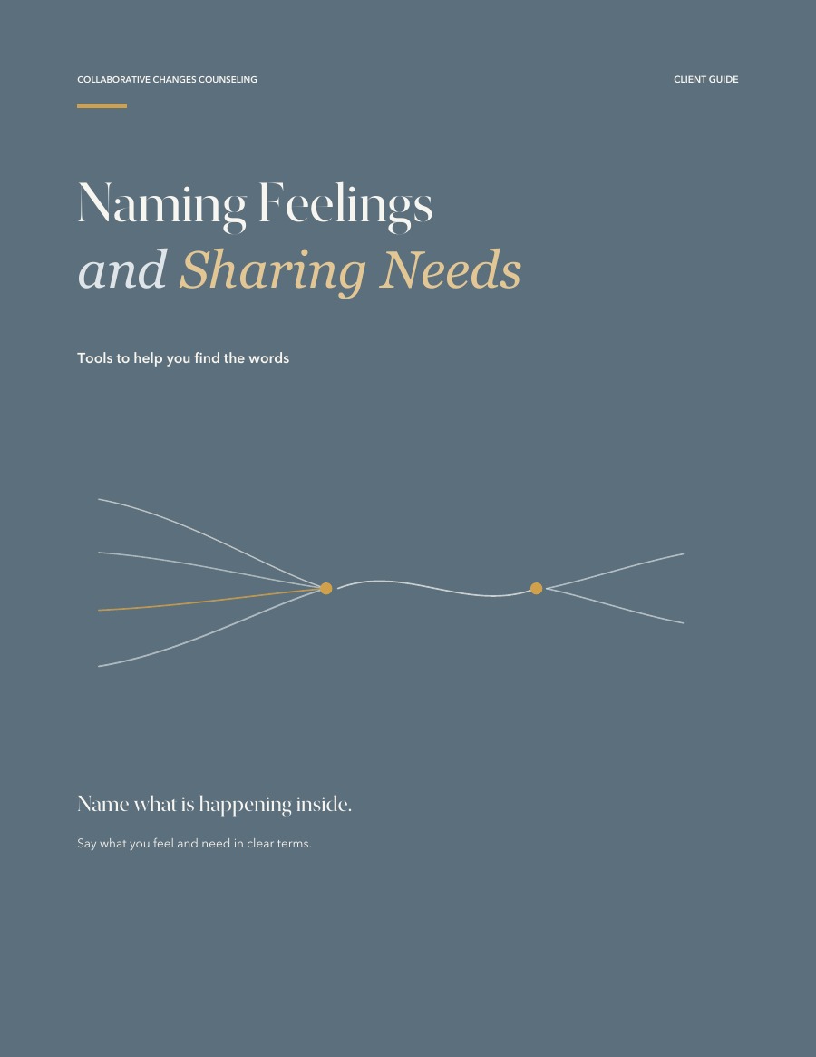Cover of Naming Feelings and Sharing Needs